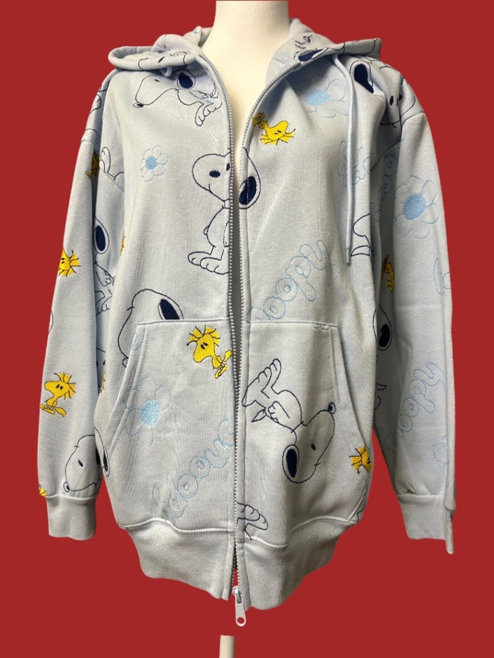 NWT. Peanuts Licensed Graphic Fleece Hoodie